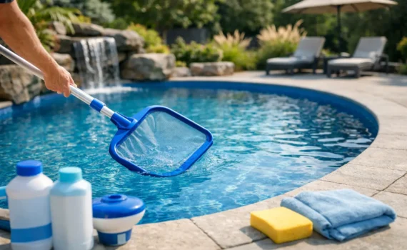 How to Maintain Fiberglass Pool Surface Year-Round
