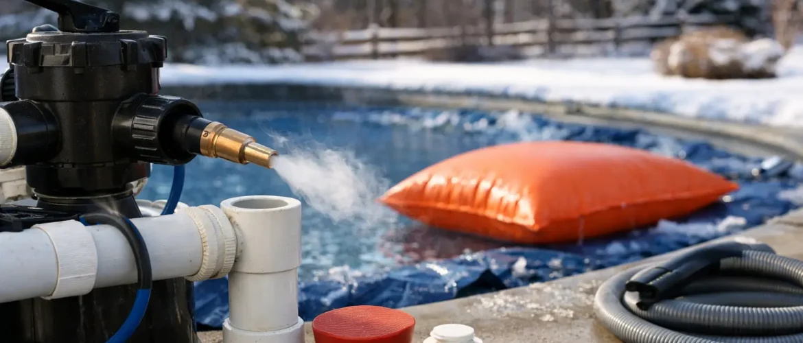 How to Winterize Pool Plumbing Before a Connecticut Freeze
