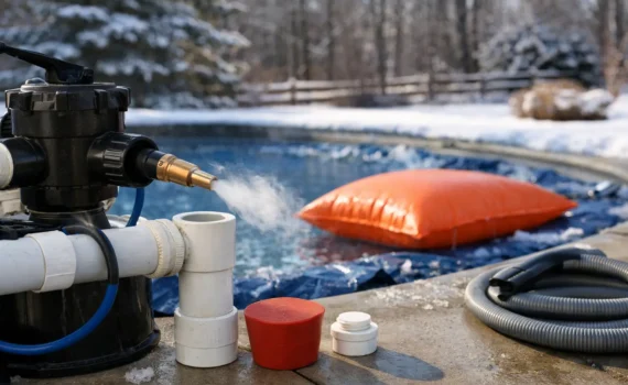 How to Winterize Pool Plumbing Before a Connecticut Freeze