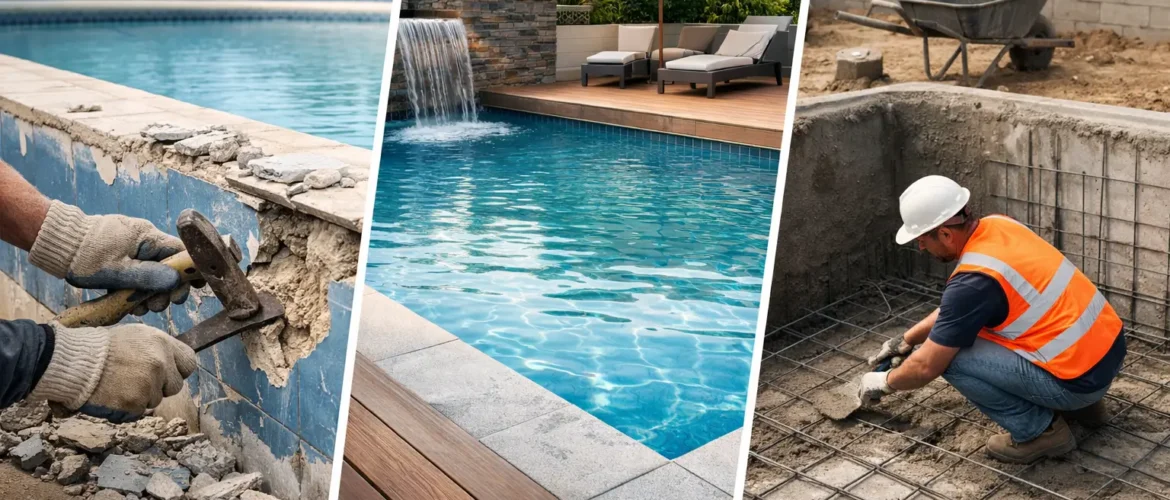 Pool Restoration: Repair, Renovate, or Rebuild?
